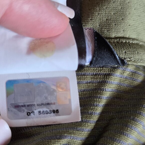 THE NORTH FACE ( SM ) Short Sleeve Crag Polo Shirt Mens Olive Green - Picture 6 of 6